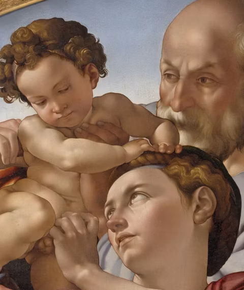Holy Family, known as the “Doni Tondo” Holy Family, known as the “Doni Tondo”