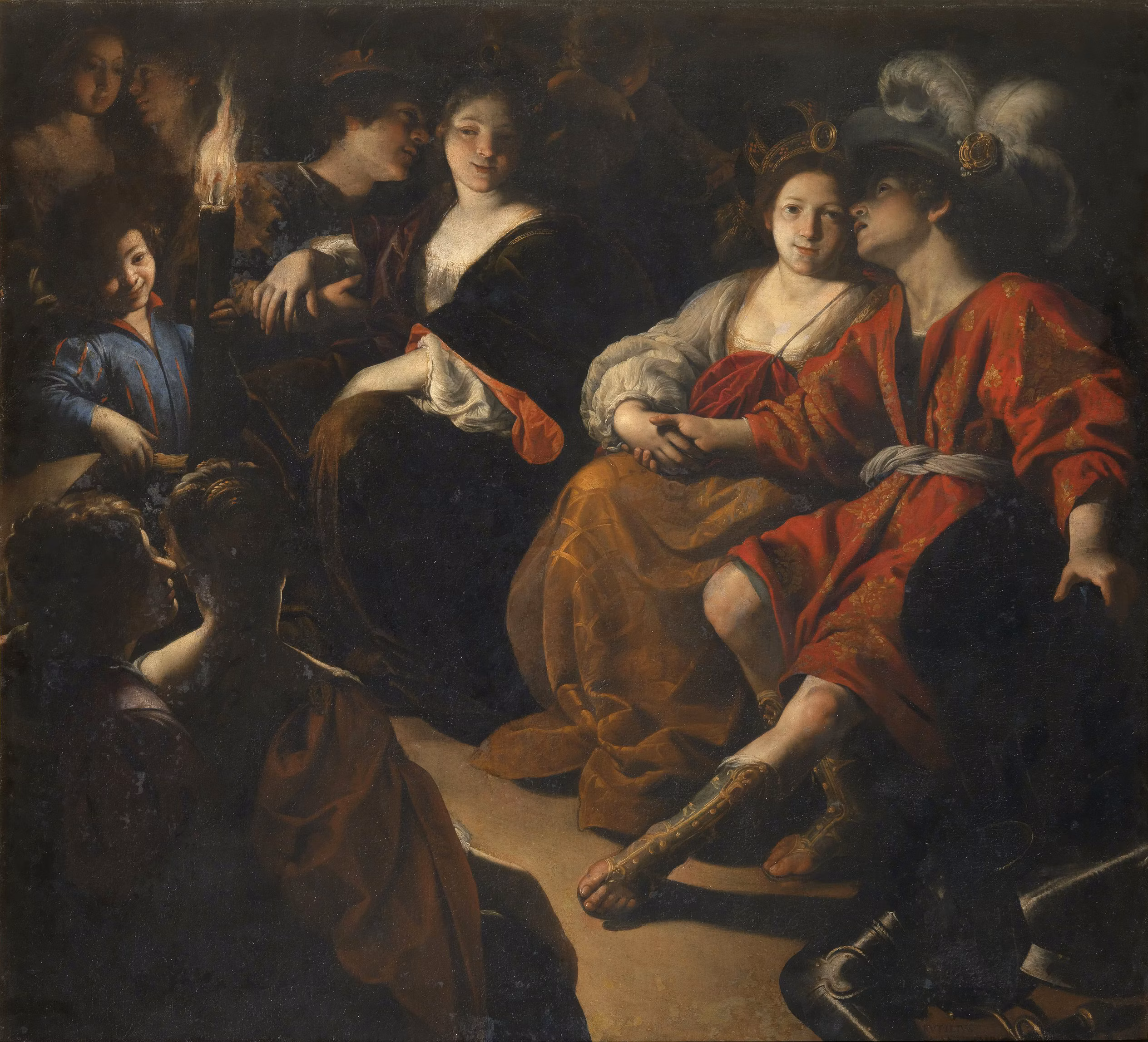 Ruggiero at the court of the sorceress Alcina