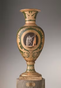 Oval vase