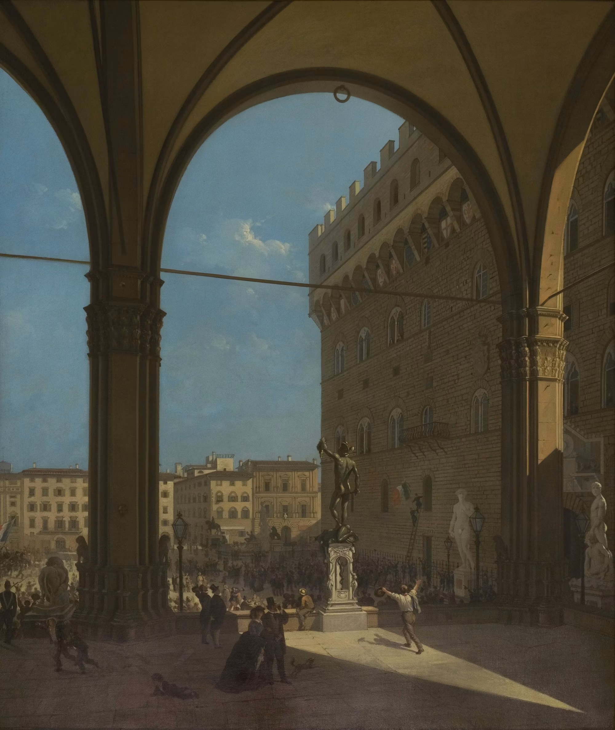Enrico Alessandro Fanfani, La mattina del 27 aprile 1859