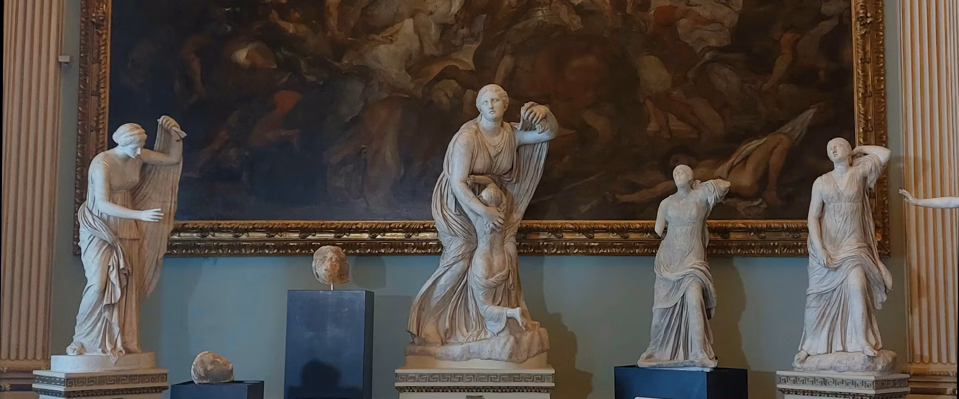 'Niobe e i suoi figli allo specchio'