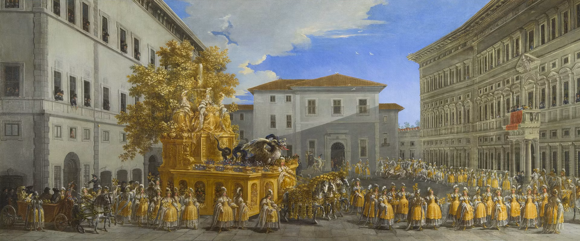Johann Paul Schor's Golden Float. The ephemeral splendour of the Baroque carnival Johann Paul Schor's Golden Float. The ephemeral splendour of the Baroque carnival