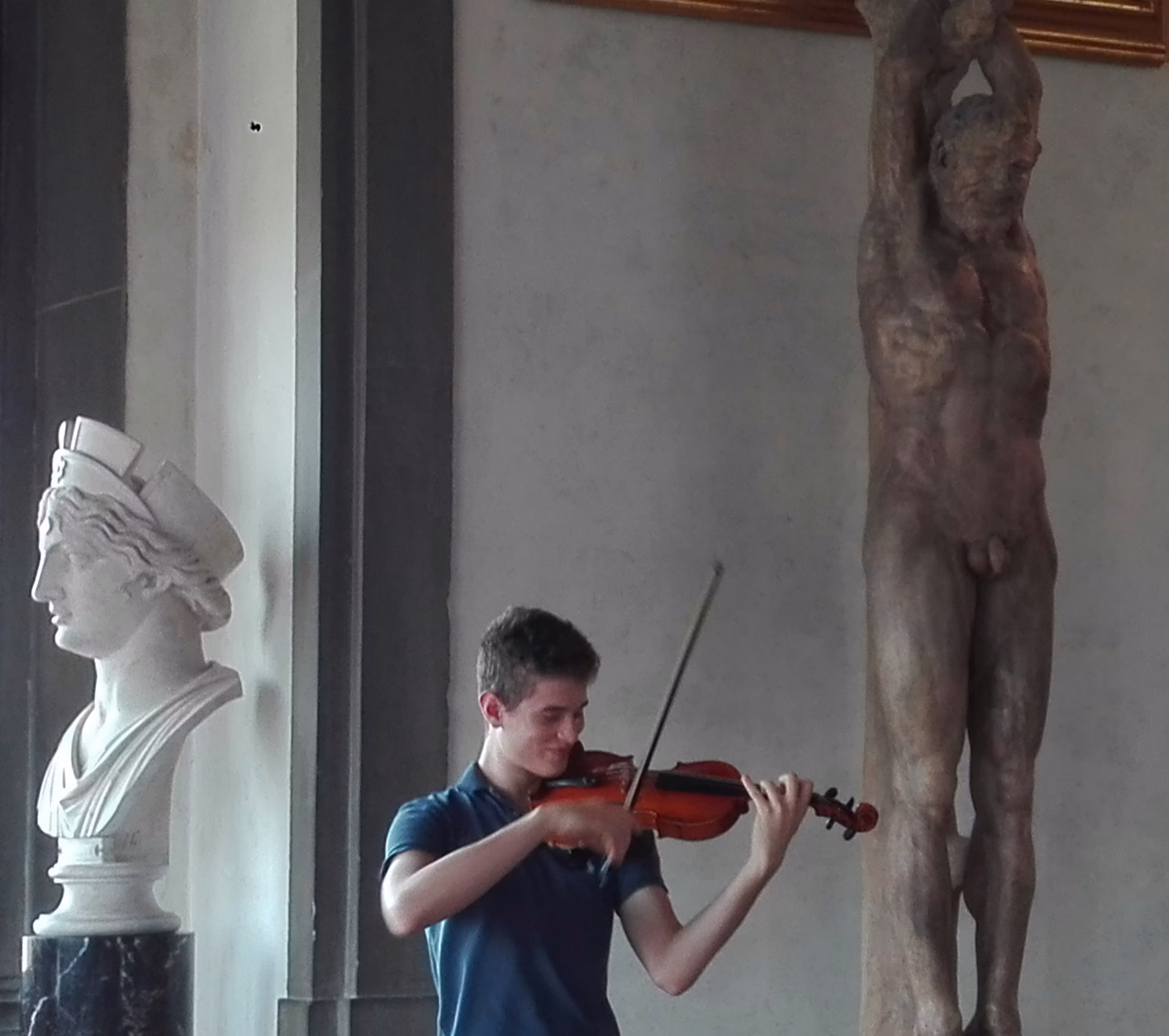 What the statues narrate: Opening event off the Uffizi Live 2018 program