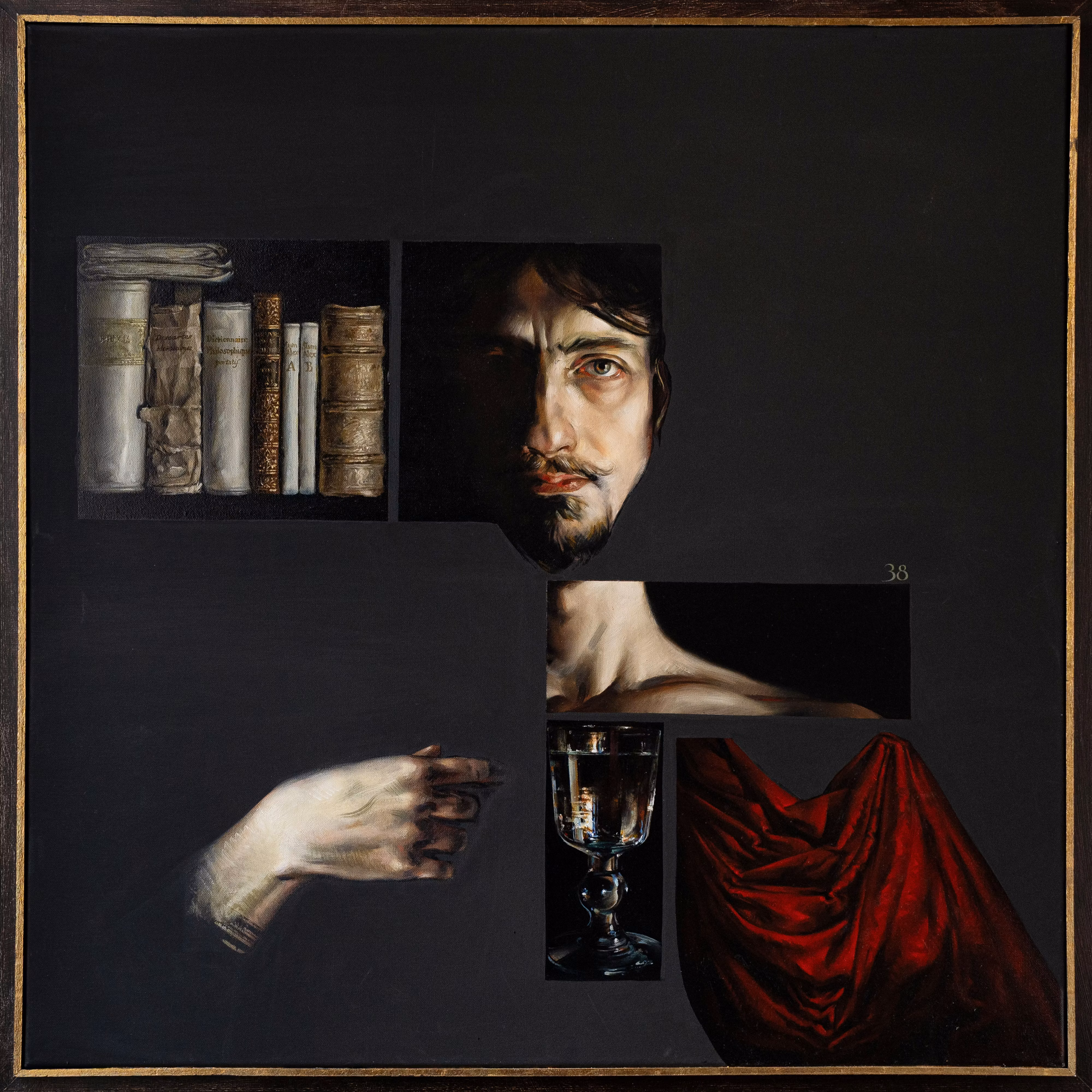 "Autoritratto 38" di Federico Maria Sardelli L'"Autoritratto 38" di federico Maria Dardello donato agli Uffizi